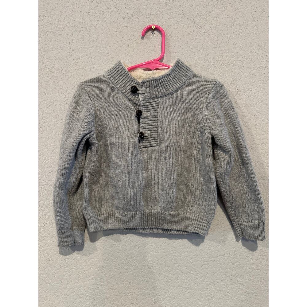 Janie and Jack Gray Kids Sweater